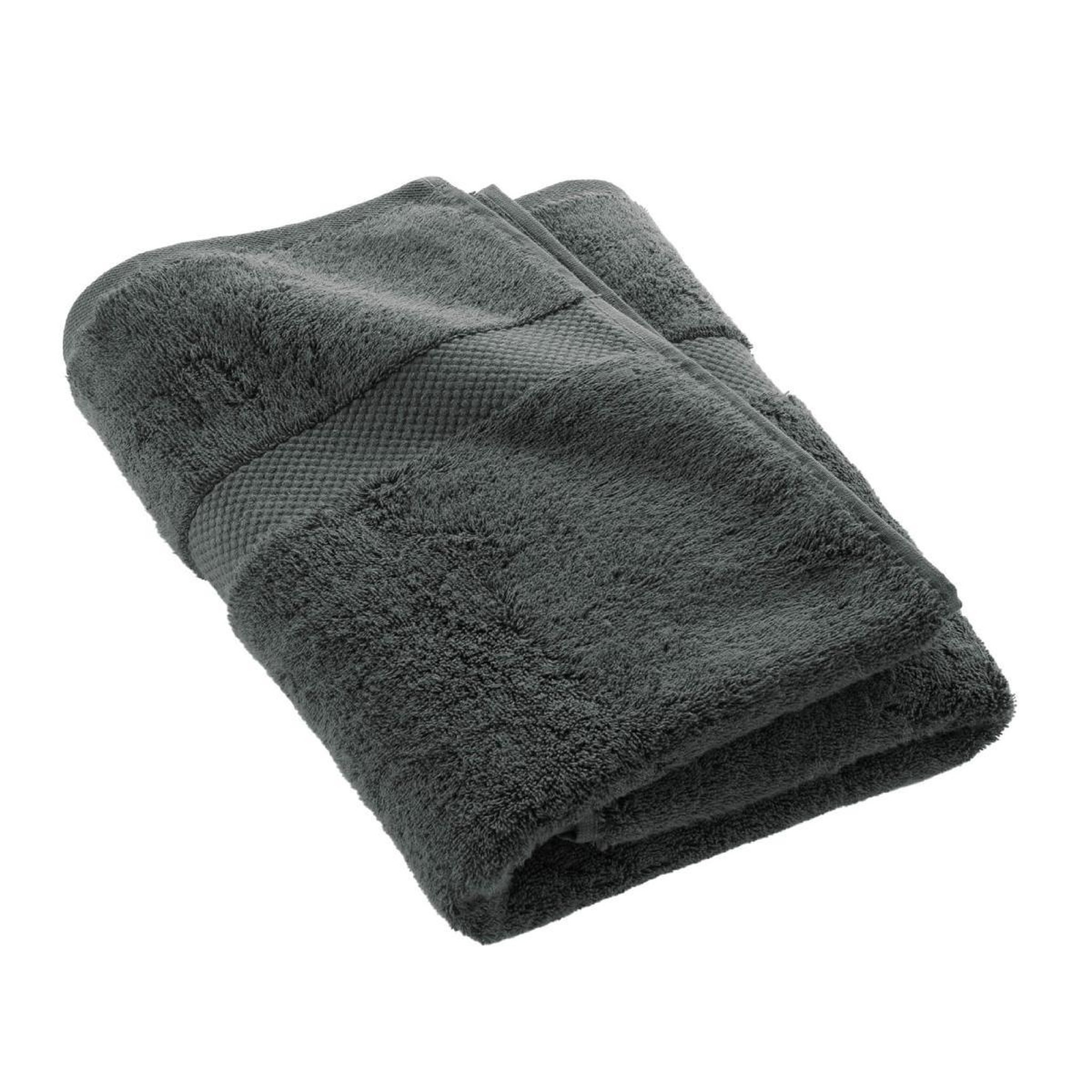 Douceur d'Intérieur Drap de douche  elegance  70x130cm anthracite