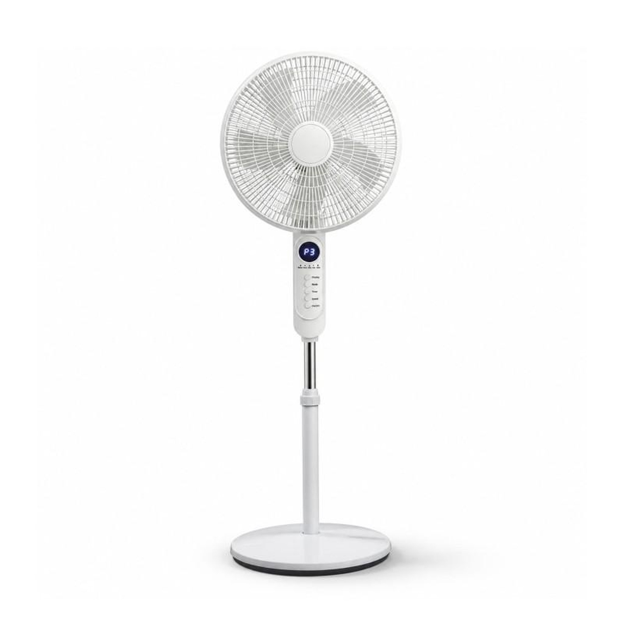 Voir la diapositive 5 : Ventilateur Sur Pied Avec Télécommande Et écran Led 40 Cm – 45w