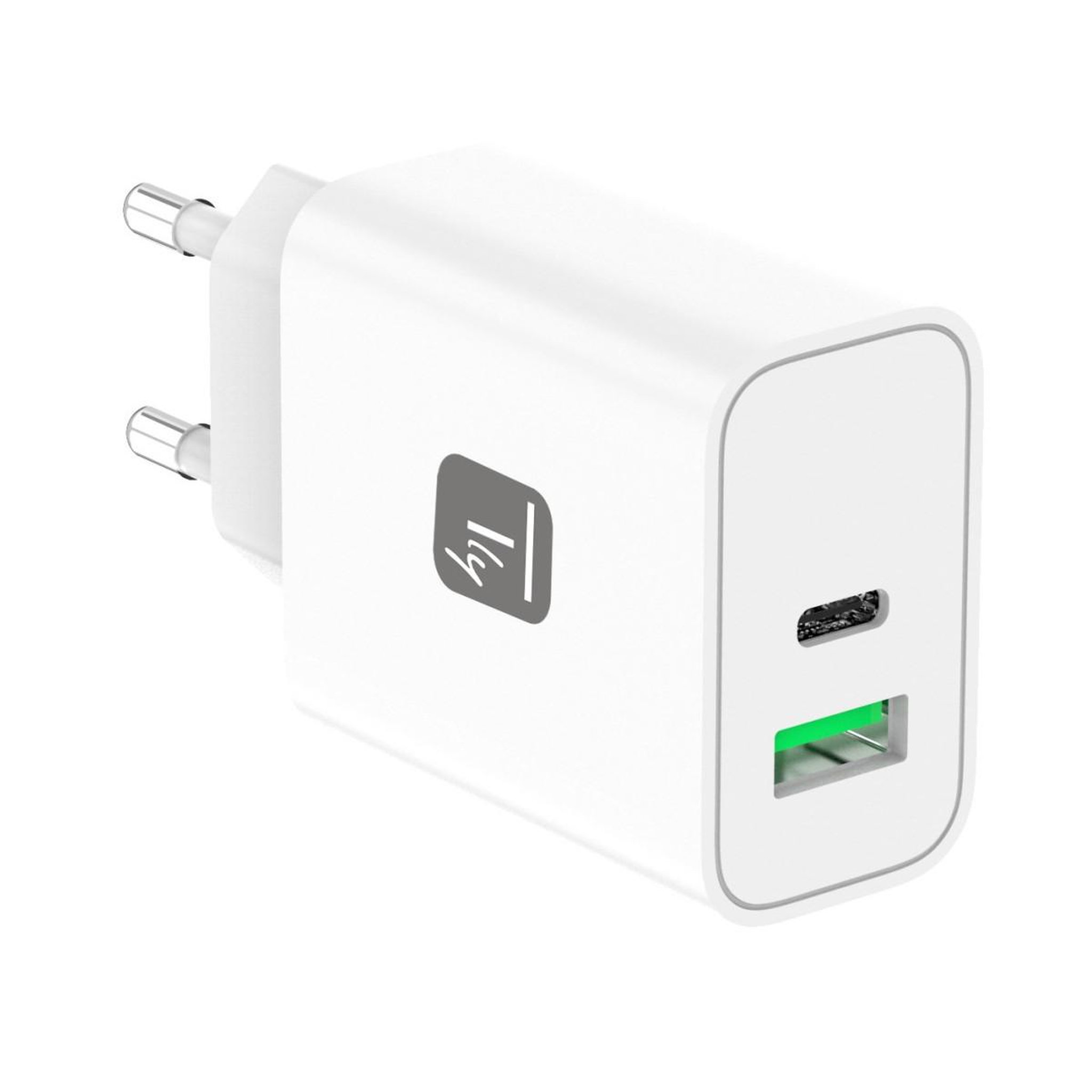 Voir la diapositive 3 : TECHLY Techly ipw-usb-30wacg chargeur d'appareils mobiles universel blanc secteur charge rapide intérieure