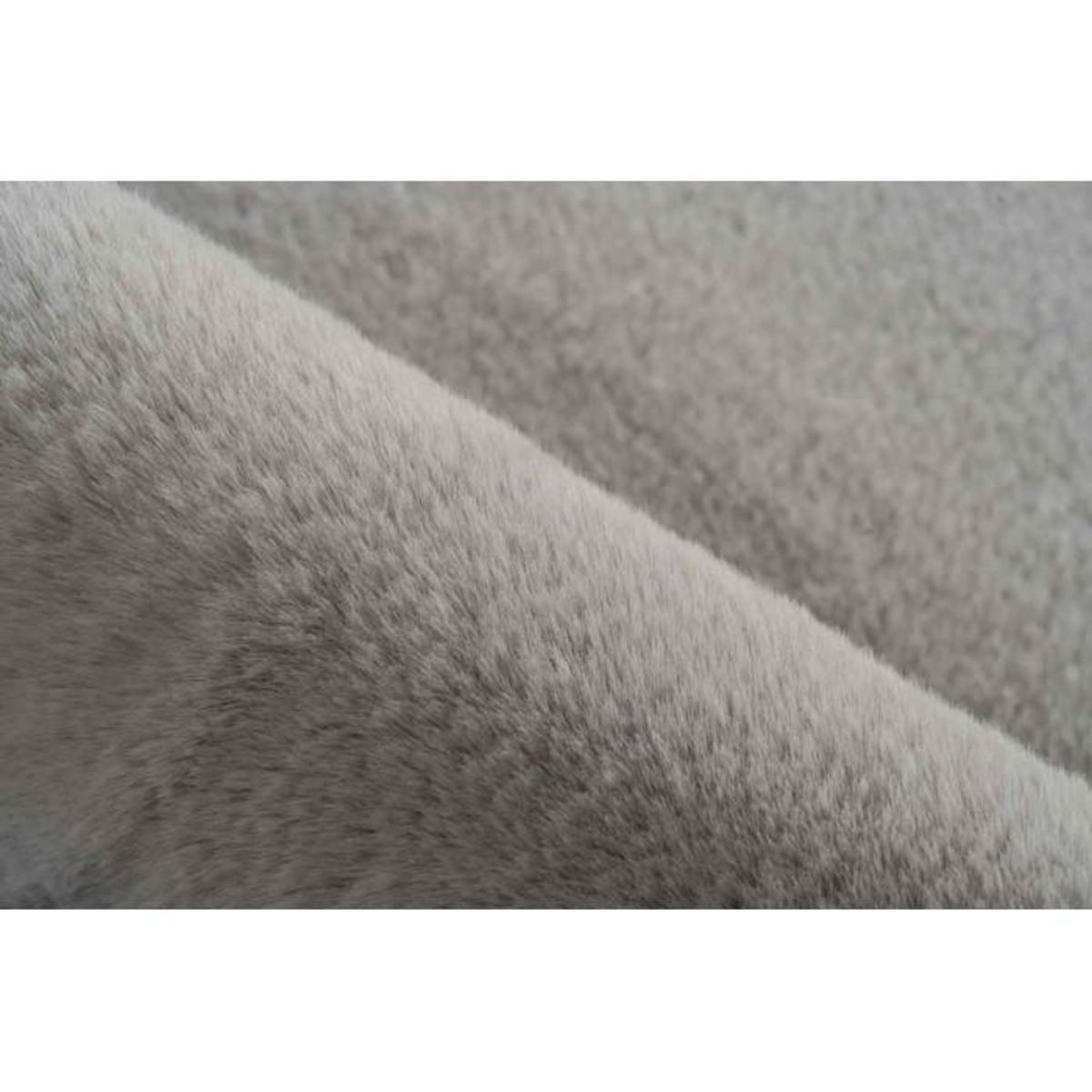 Paris Prix Tapis de Bain Fait à la Main  Rabbit  Gris Clair