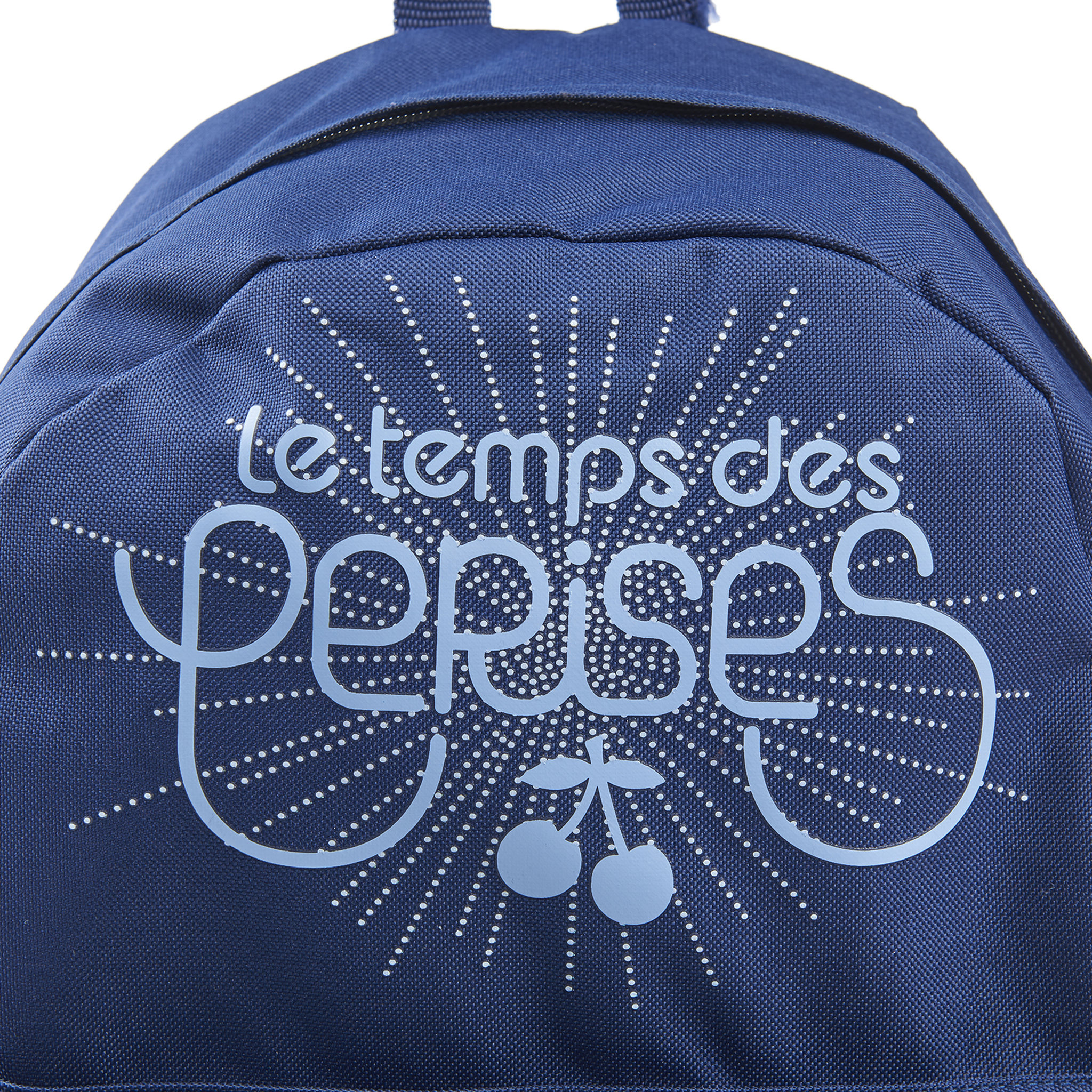 Voir la diapositive 4 : LE TEMPS DES CERISES Sac à dos 1 compartiment bleu
