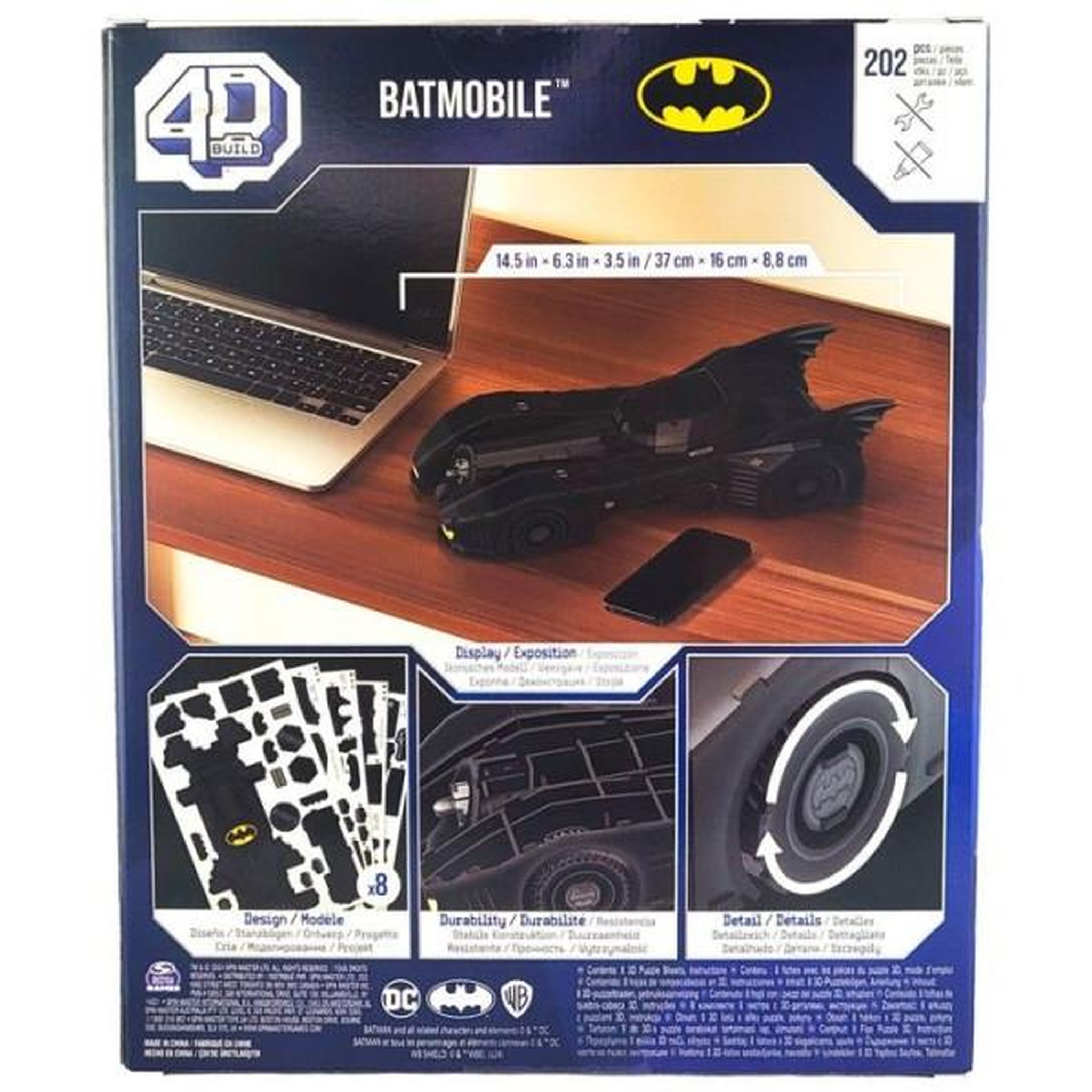 Voir la diapositive 6 : Spin Master Puzzle 4d build batman batmobile modele 3d de voiture a assembler