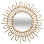 Voir la diapositive 1 : ATMOSPHERA Miroir Mural en Rotin  Soleil  50cm Naturel