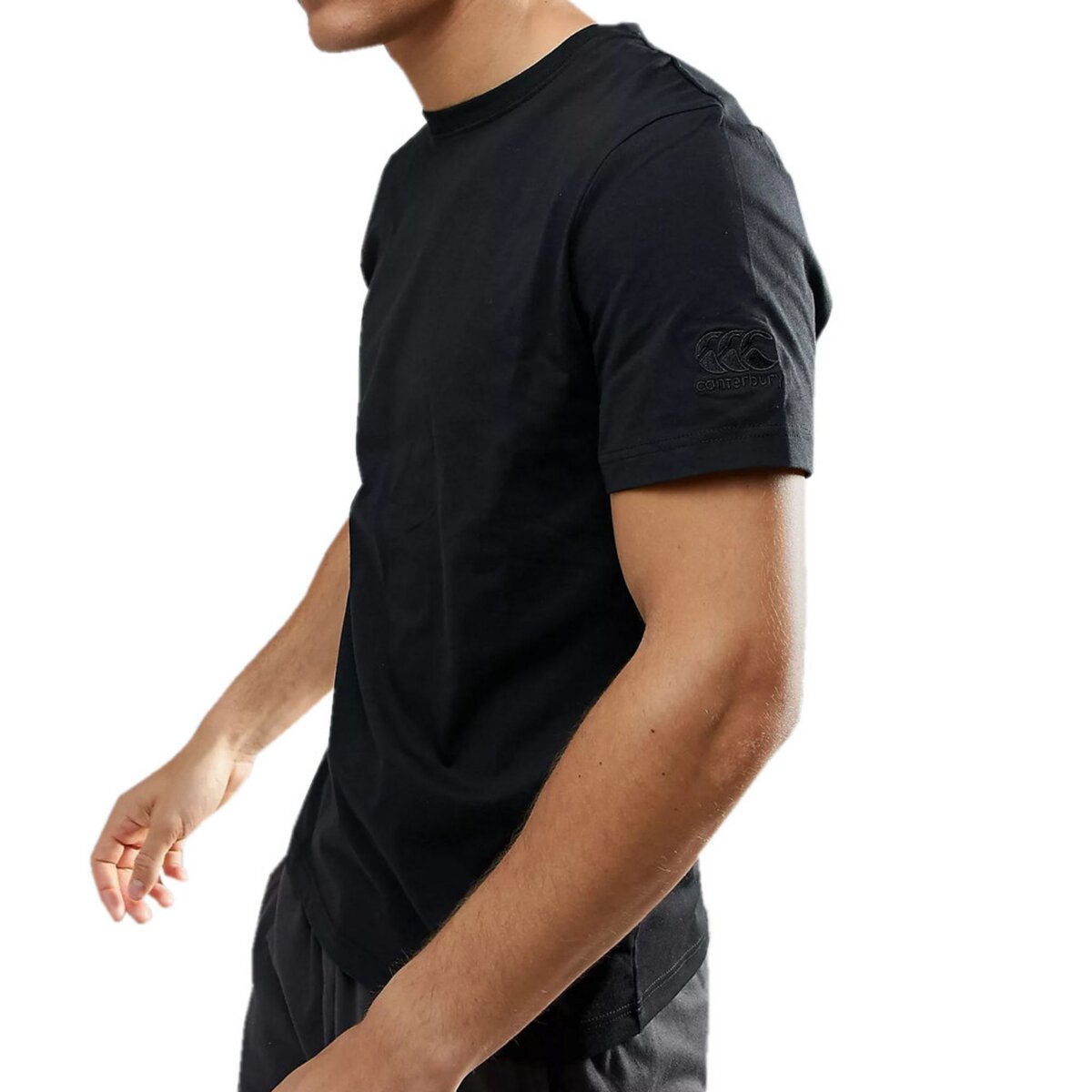 CANTERBURY T shirt Noir Homme Canterbury Team Plain