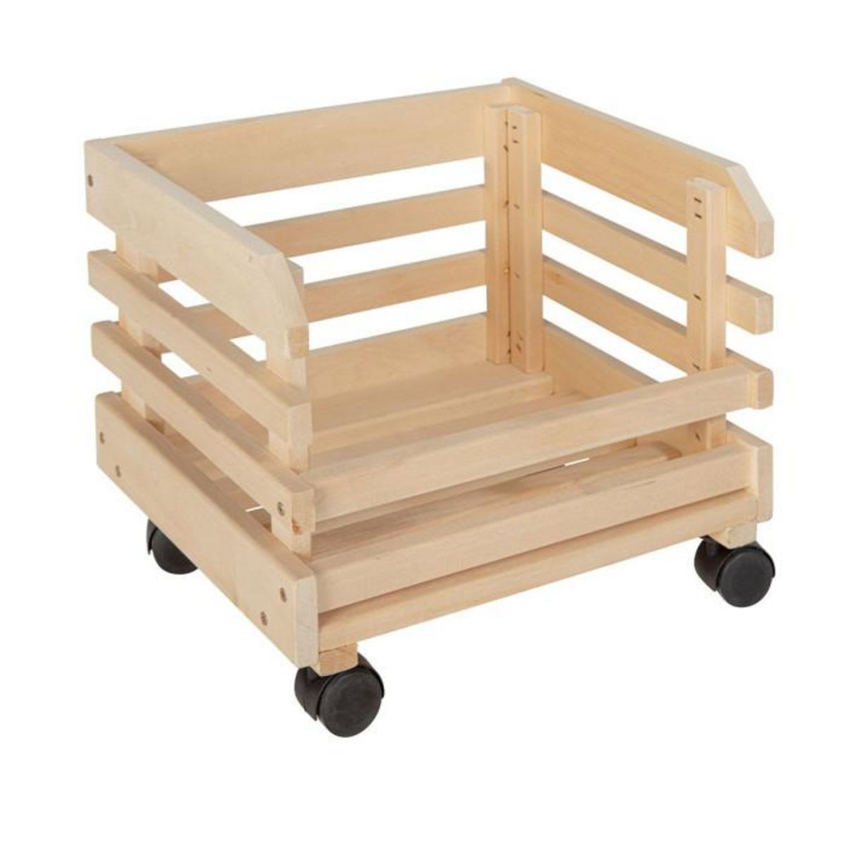 Paris Prix Desserte de Cuisine 3 Étages  Fruits  80cm Naturel