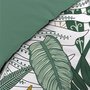 Voir la diapositive 4 : Paris Prix Parure de Lit 3 Pièces  Florida  240x220cm Vert