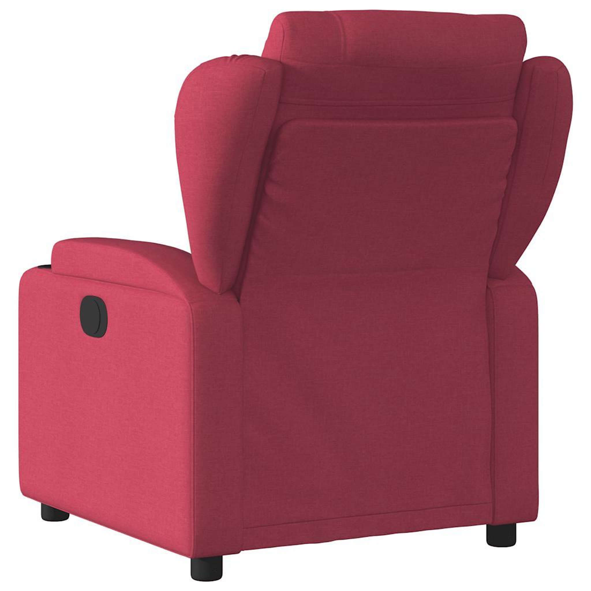 Voir la diapositive 5 : VIDAXL Fauteuil de massage inclinable electrique Rouge bordeaux Tissu
