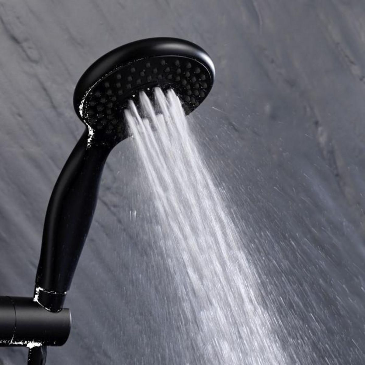 Paris Prix Ensemble de Douche 3 Fonctions  Hydro  22cm Noir