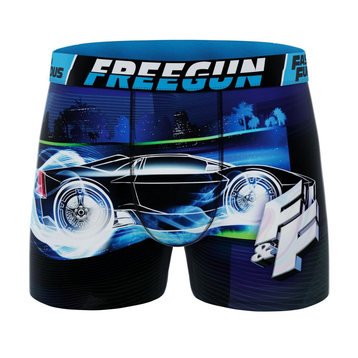 FREEGUN Lot de 4 boxers homme Fast and Furious