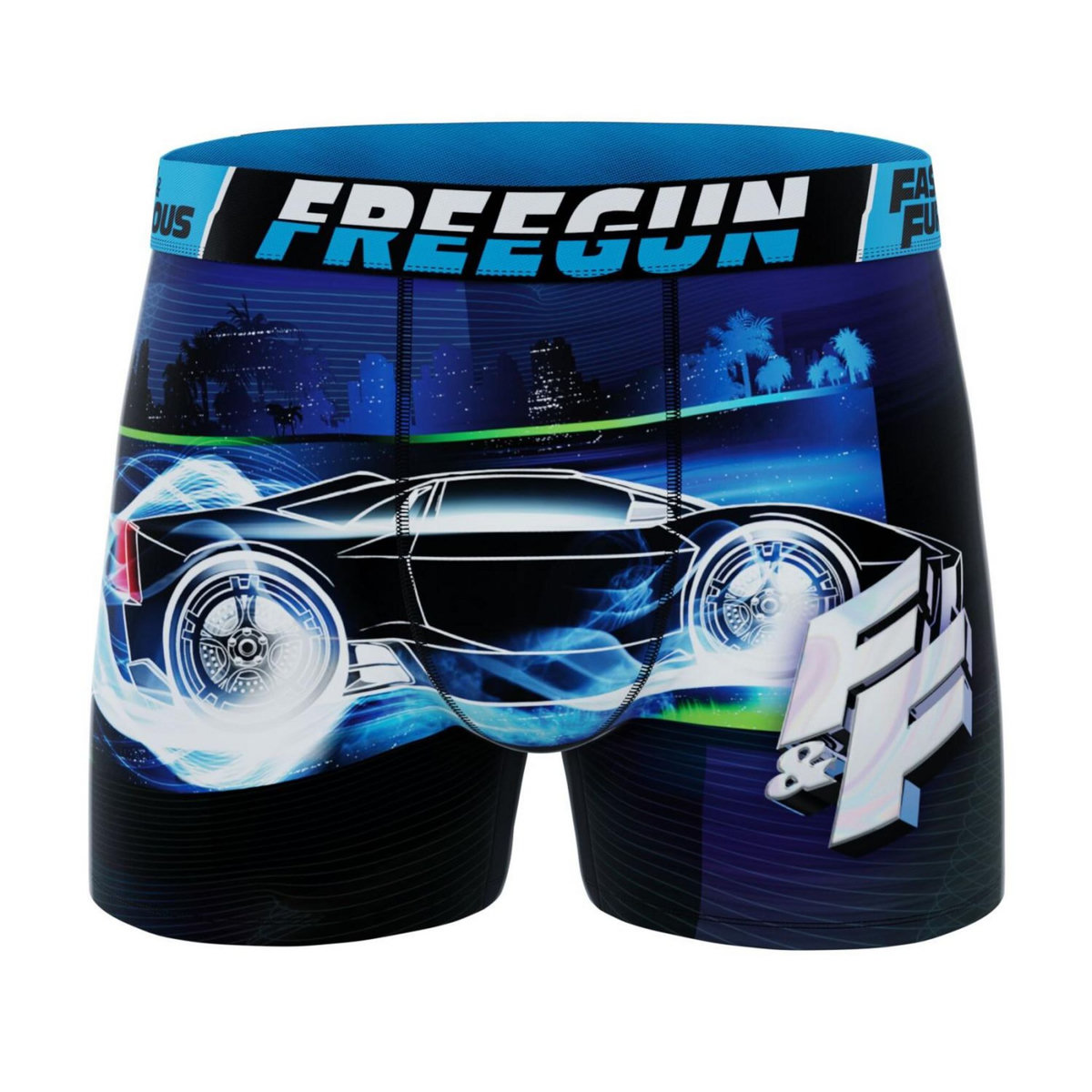 FREEGUN Lot de 4 boxers homme Fast and Furious