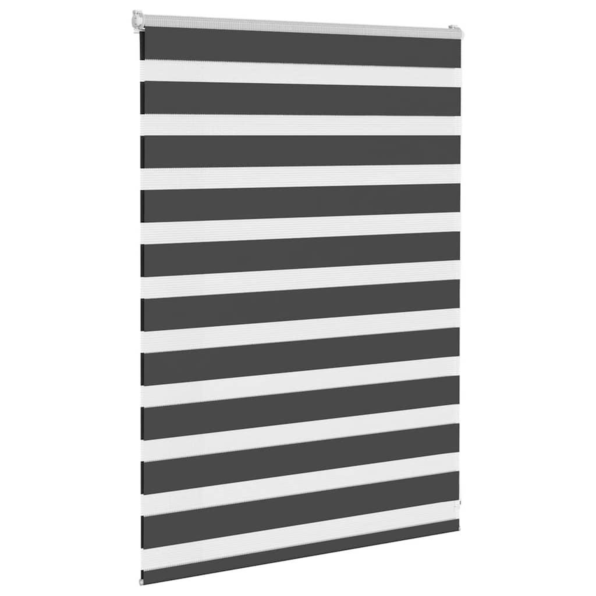 Voir la diapositive 3 : VIDAXL Store zebre noir 105x100 cm largeur du tissu 100,9 cm polyester