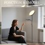 Voir la diapositive 6 : HOMCOM Lampadaire LED 42W dimmable 2700K-6500K 4 couleurs variation continue 4 modes scène télécommande noir