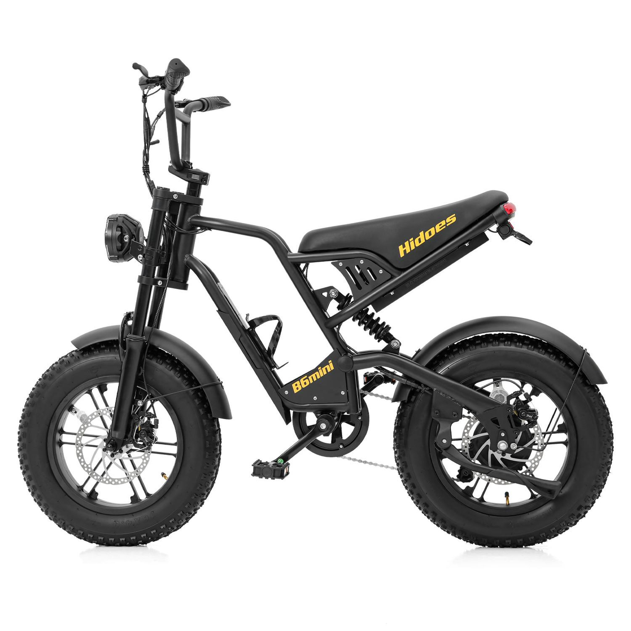 HIDOES Vélo électrique Hidoes B6 MINI, gros pneus 16 , batterie 48 V 10,4 Ah, noir