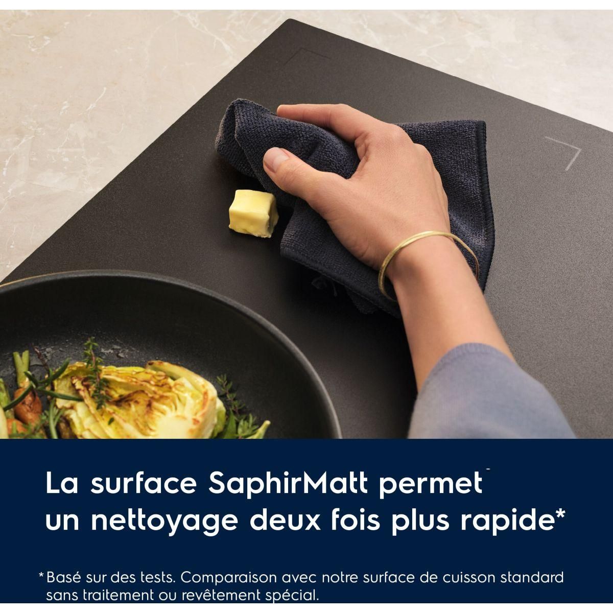 ELECTROLUX Plaque induction EIS87553IZ SaphirMatt 80cm