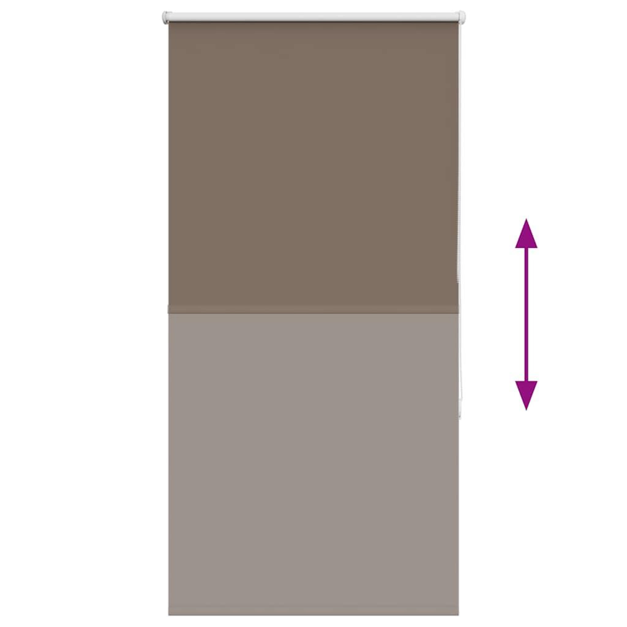 Voir la diapositive 5 : VIDAXL Store enrouleur occultant cafe 75x175cm largeur du tissu 70,7cm