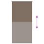 Voir la diapositive 5 : VIDAXL Store enrouleur occultant cafe 75x175cm largeur du tissu 70,7cm