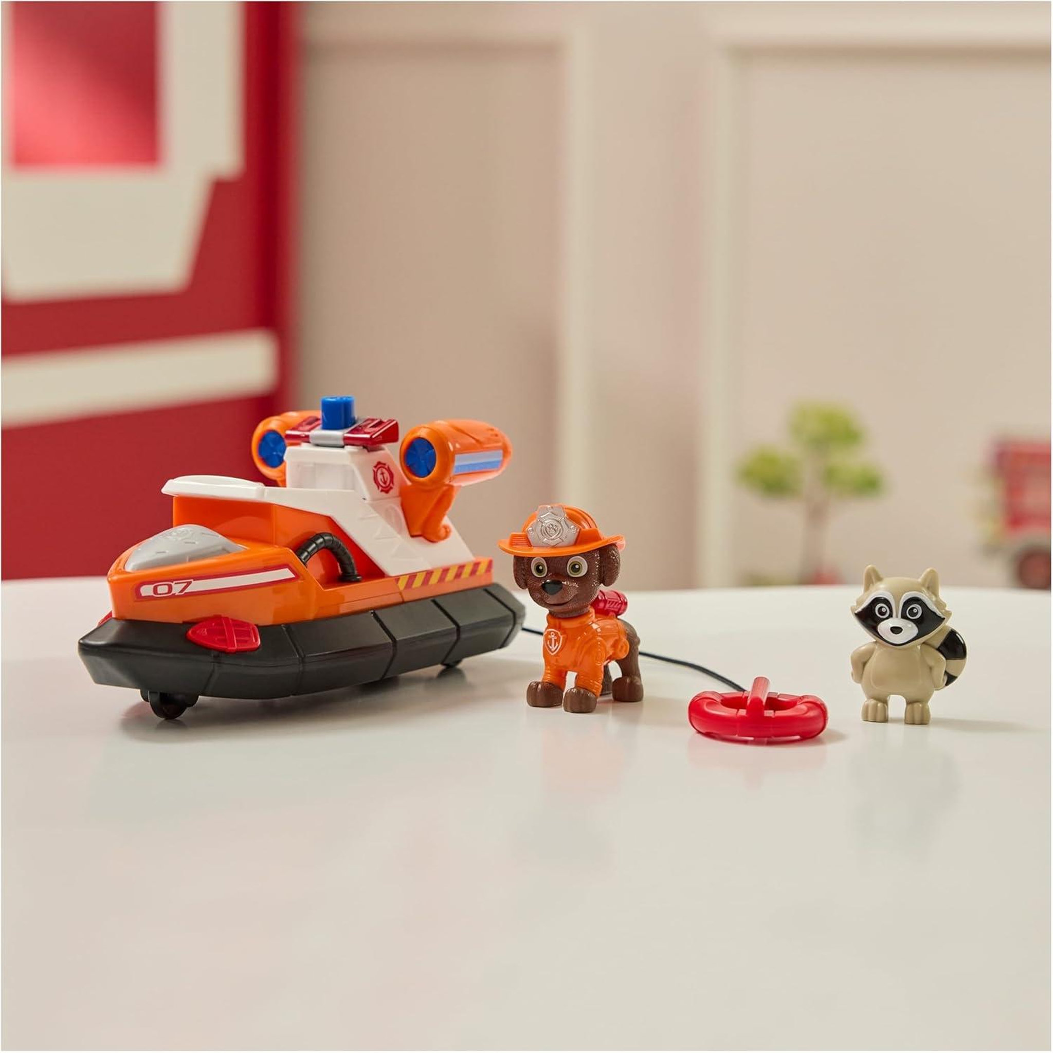Voir la diapositive 6 : SPIN MASTER Paw Patrol Fire Rescue - Zuma avec le canot de sauvetage