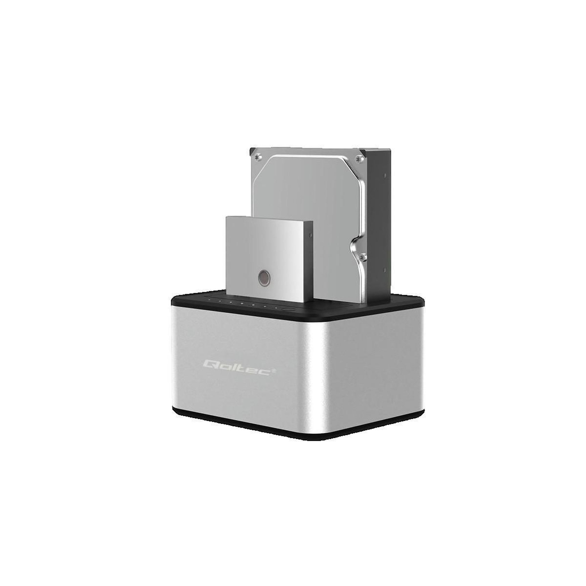 QOLTEC Station d'accueil Qoltec 50316 Argenté USB 3.0 Aluminium 8 To