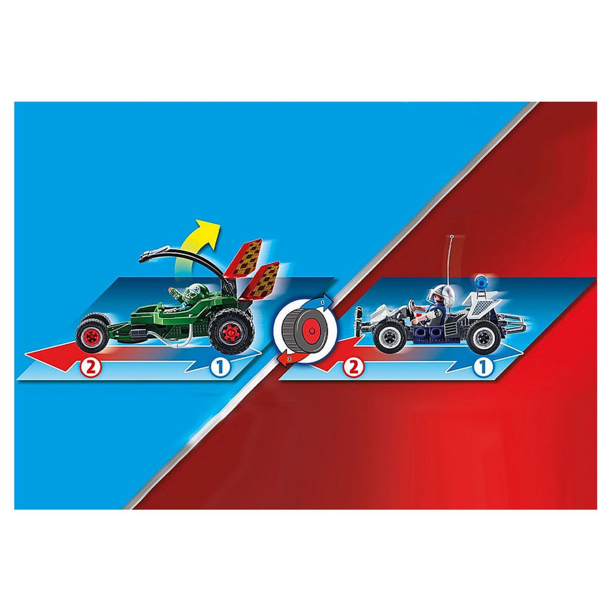 PLAYMOBIL 70577 - City Action - Police karts policier et bandit