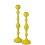 Voir la diapositive 3 : Paris Prix Bougeoir en Métal  Monarchy  57cm Jaune