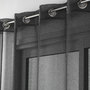 Voir la diapositive 2 : Paris Prix Rideau Voilage à Œillets  Amani  140x240cm Noir