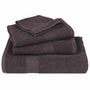 Voir la diapositive 4 : VIDAXL Serviettes de visage 2 pcs anthracite 30x30 cm 100% coton