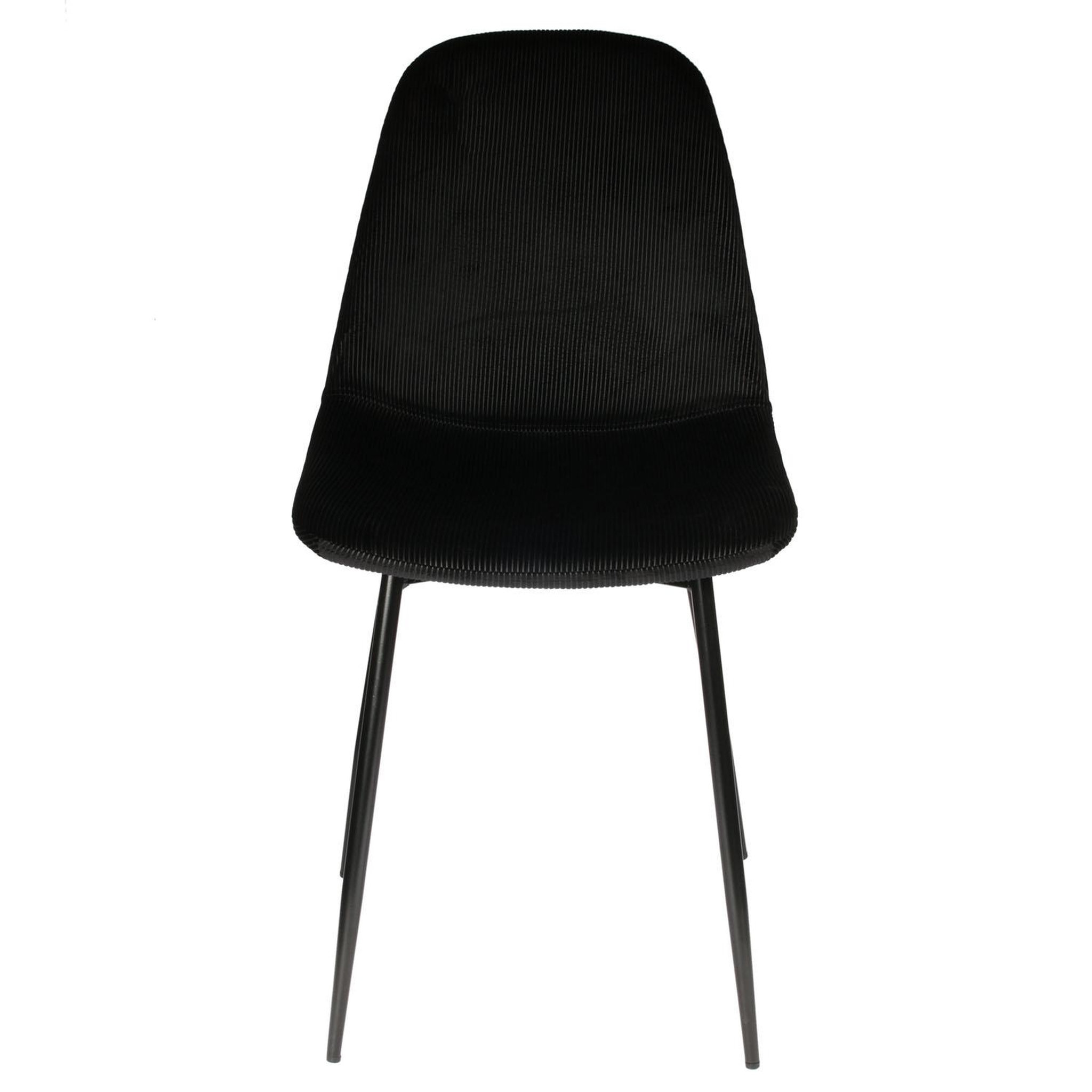 Voir la diapositive 2 : TOILINUX 2 Chaises design velours Giulia