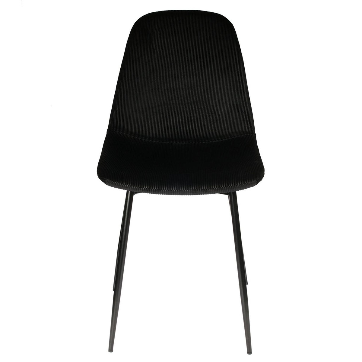 TOILINUX 2 Chaises design velours Giulia