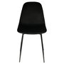 Voir la diapositive 2 : TOILINUX 2 Chaises design velours Giulia