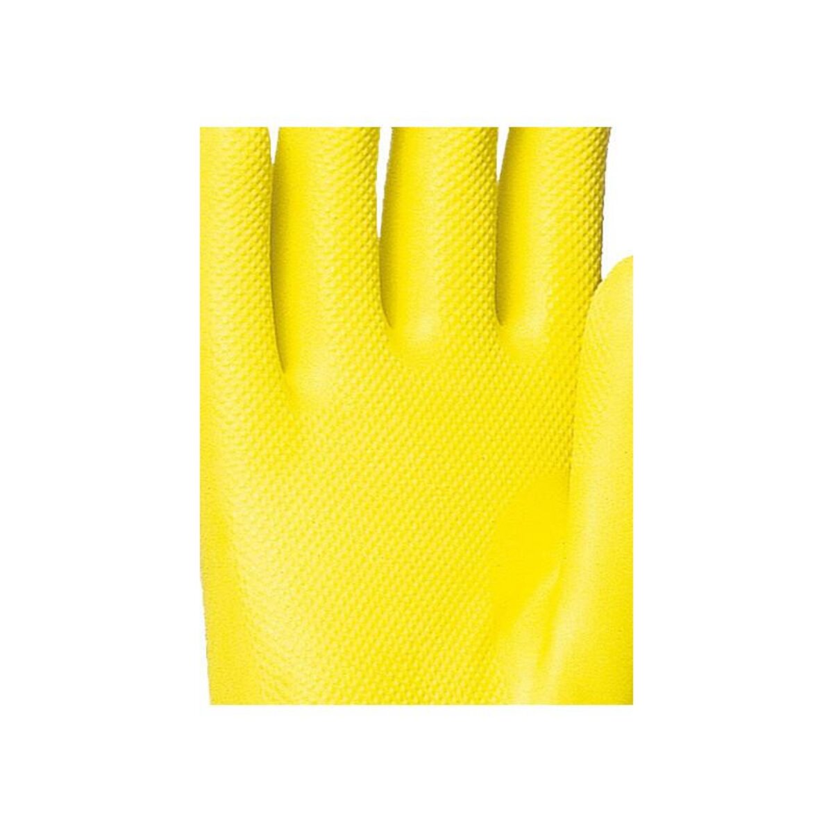 Singer Gants de ménage en latex floqué coton jaune T10 SINGER LAT2005.10