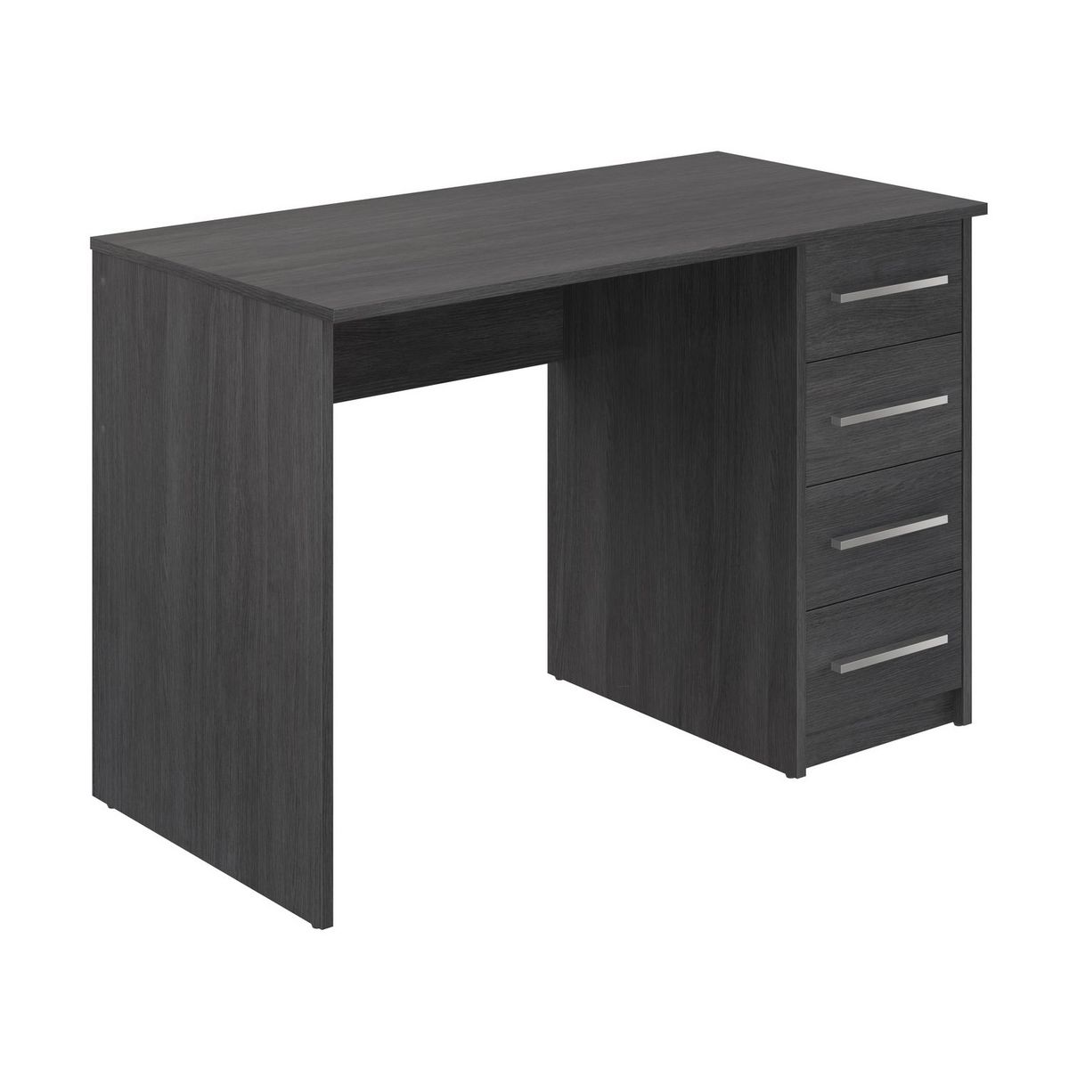 Bureau droit 4 tiroirs L110cm CARLOS