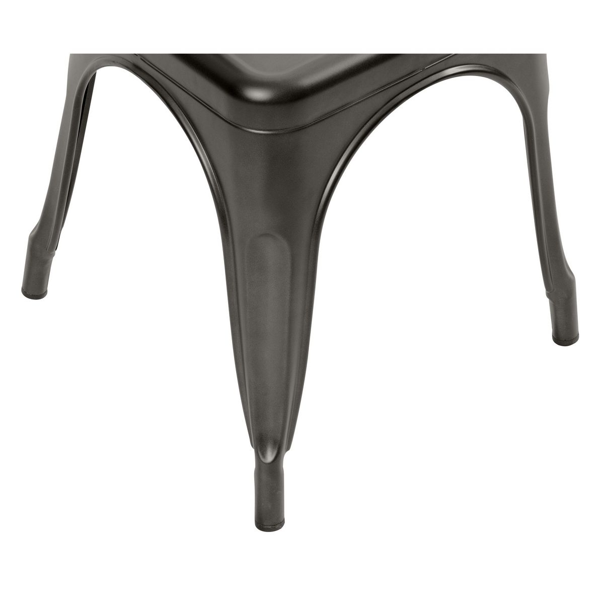 Rendez vous déco Lot de 2 chaises en métal chromé - Indus