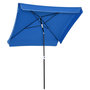 Voir la diapositive 1 : OUTSUNNY Parasol inclinable rectangulaire métal polyester haute densité 2L x 2l x 2,6H m bleu