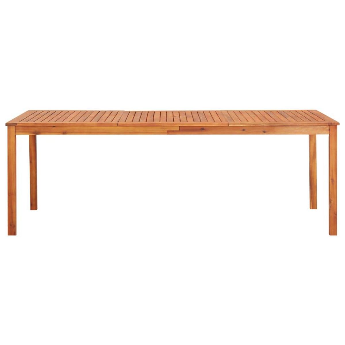 VIDAXL Table de jardin 215x90x74 cm Bois d'acacia massif