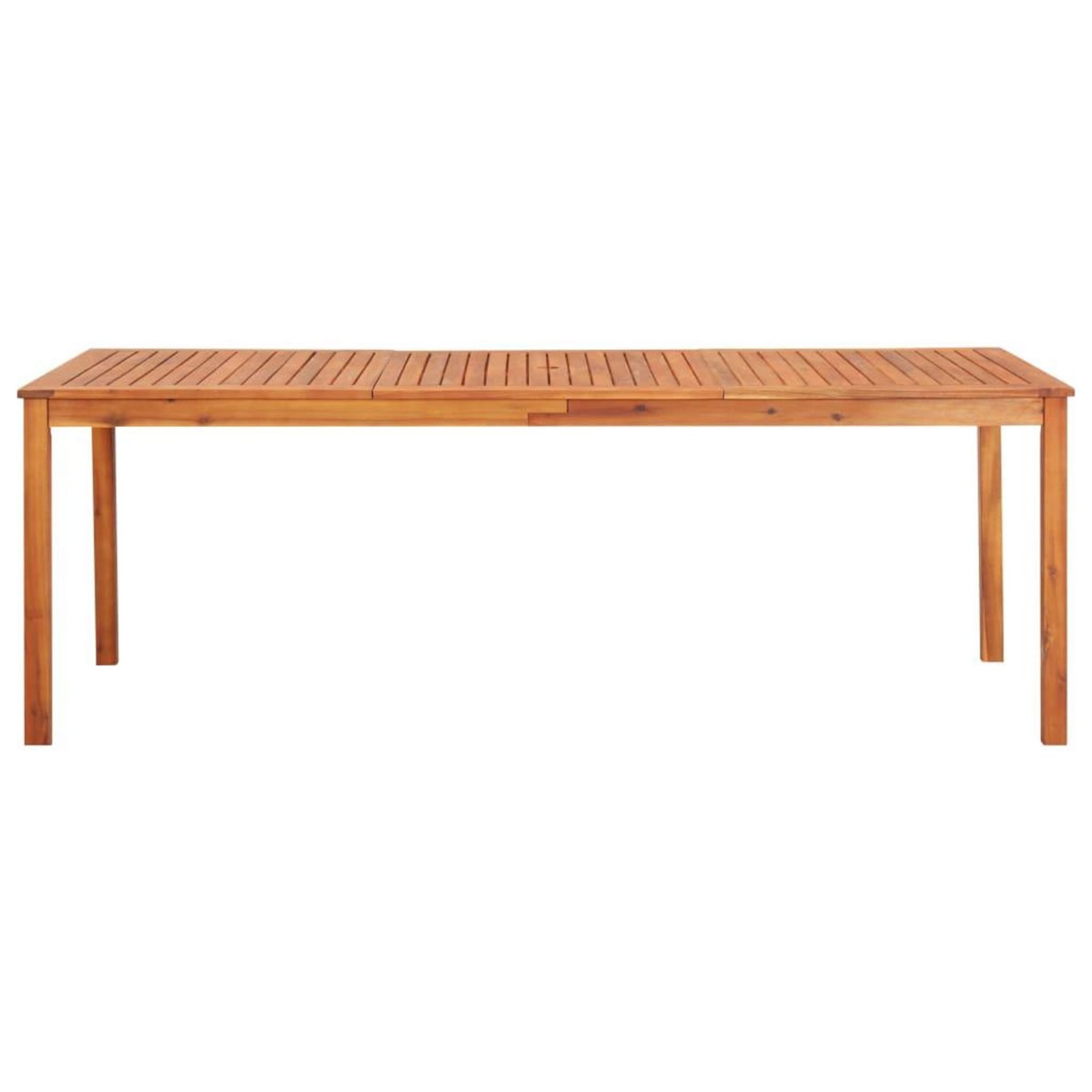 VIDAXL Table de jardin 215x90x74 cm Bois d'acacia massif