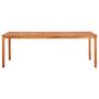 Voir la diapositive 2 : VIDAXL Table de jardin 215x90x74 cm Bois d'acacia massif