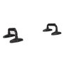 Voir la diapositive 4 : Paris Prix Lot de 2 Poignées d'Appui Pompes  Fitness  23cm Noir