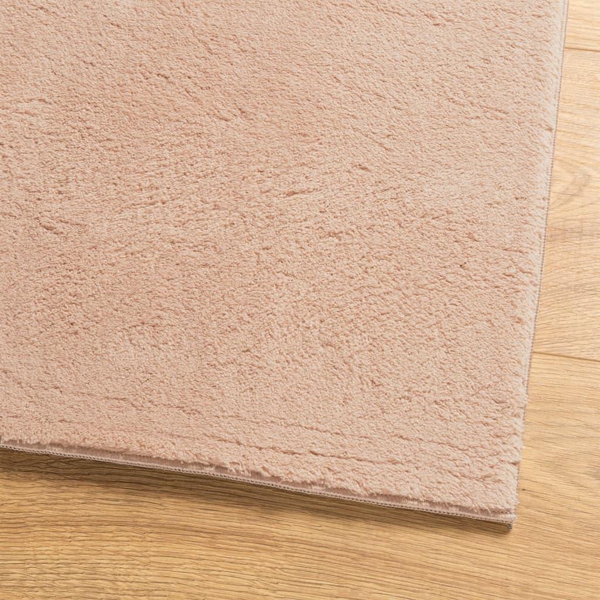 Voir la diapositive 4 : VIDAXL Tapis HUARTE a poils courts doux lavable rouge clair 80x250 cm
