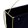 Voir la diapositive 3 : Paris Prix Porte-Revues Design  Vermont  41cm Noir & Or