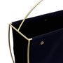 Voir la diapositive 3 : Paris Prix Porte-Revues Design  Vermont  41cm Noir & Or