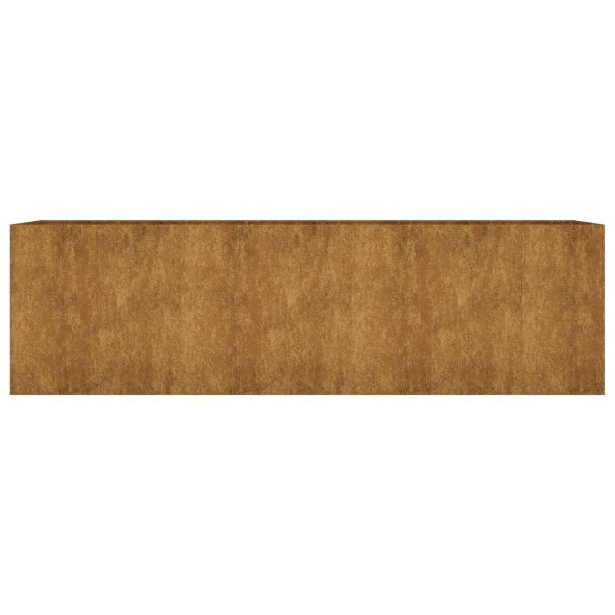 Voir la diapositive 4 : VIDAXL Lit sureleve de jardin 280x80x80 cm acier corten
