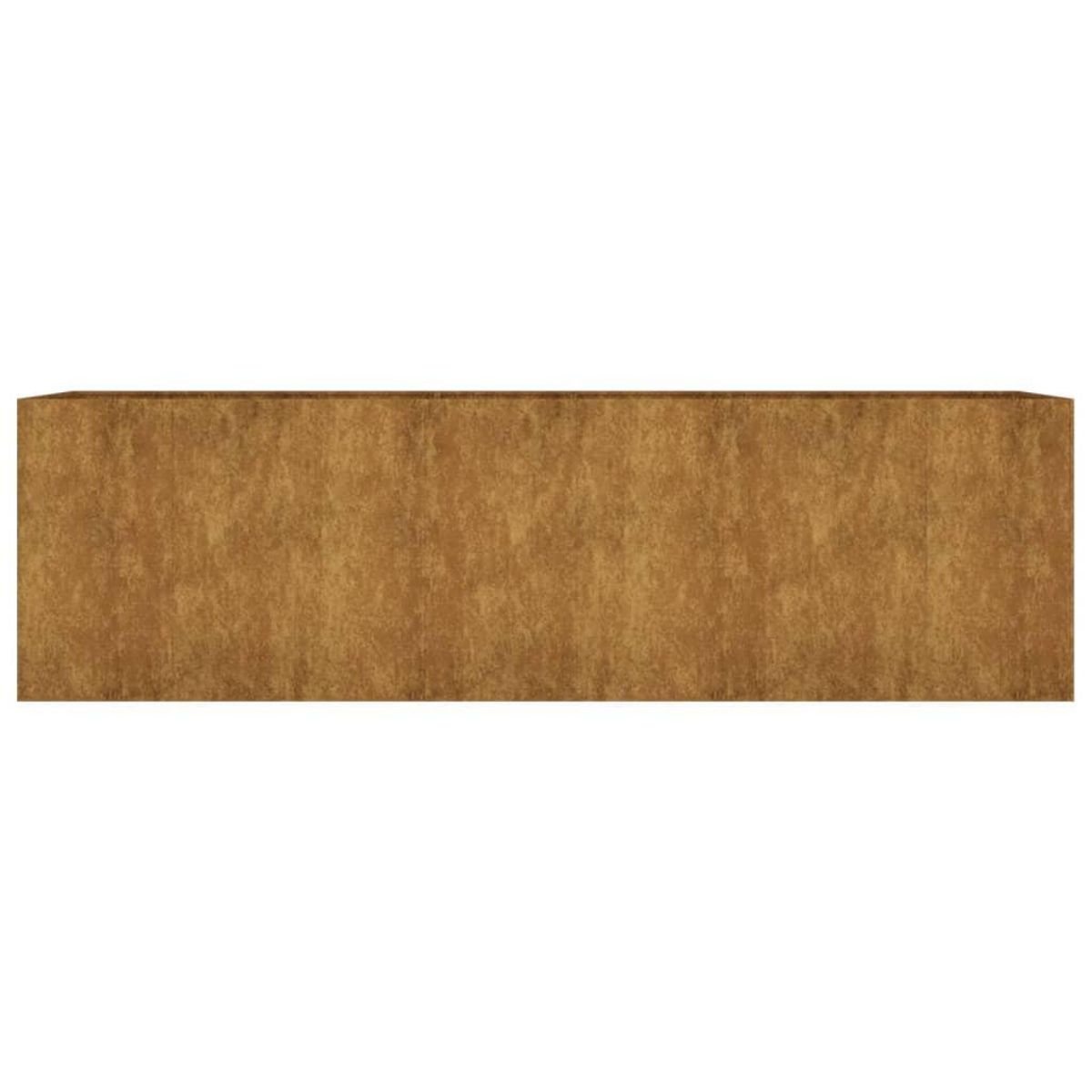 VIDAXL Lit sureleve de jardin 280x80x80 cm acier corten