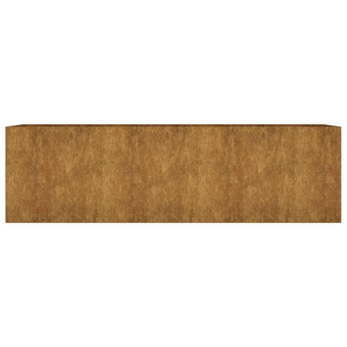 VIDAXL Lit sureleve de jardin 280x80x80 cm acier corten