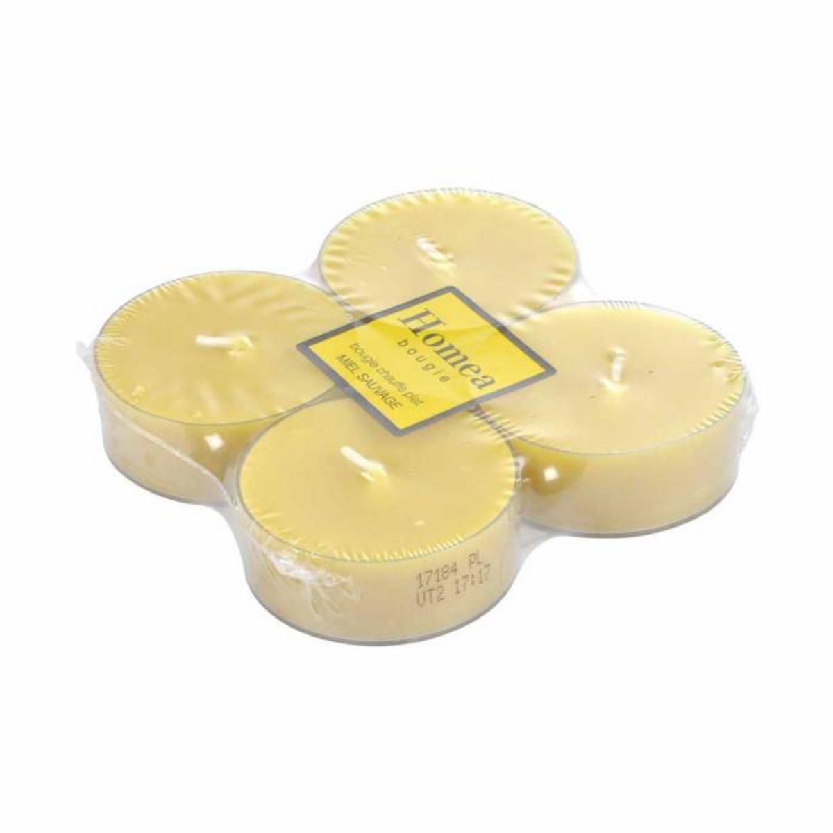 Paris Prix Lot de 4 Bougies Parfumées Chauffe-Plat  Trendie  Miel Sauvage