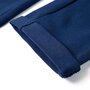 VIDAXL Pantalons pour enfants avec cordon de serrage bleu marine 128