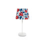 Voir la diapositive 1 : OSTARIA Lampe pied métal Hippie blanc rouge