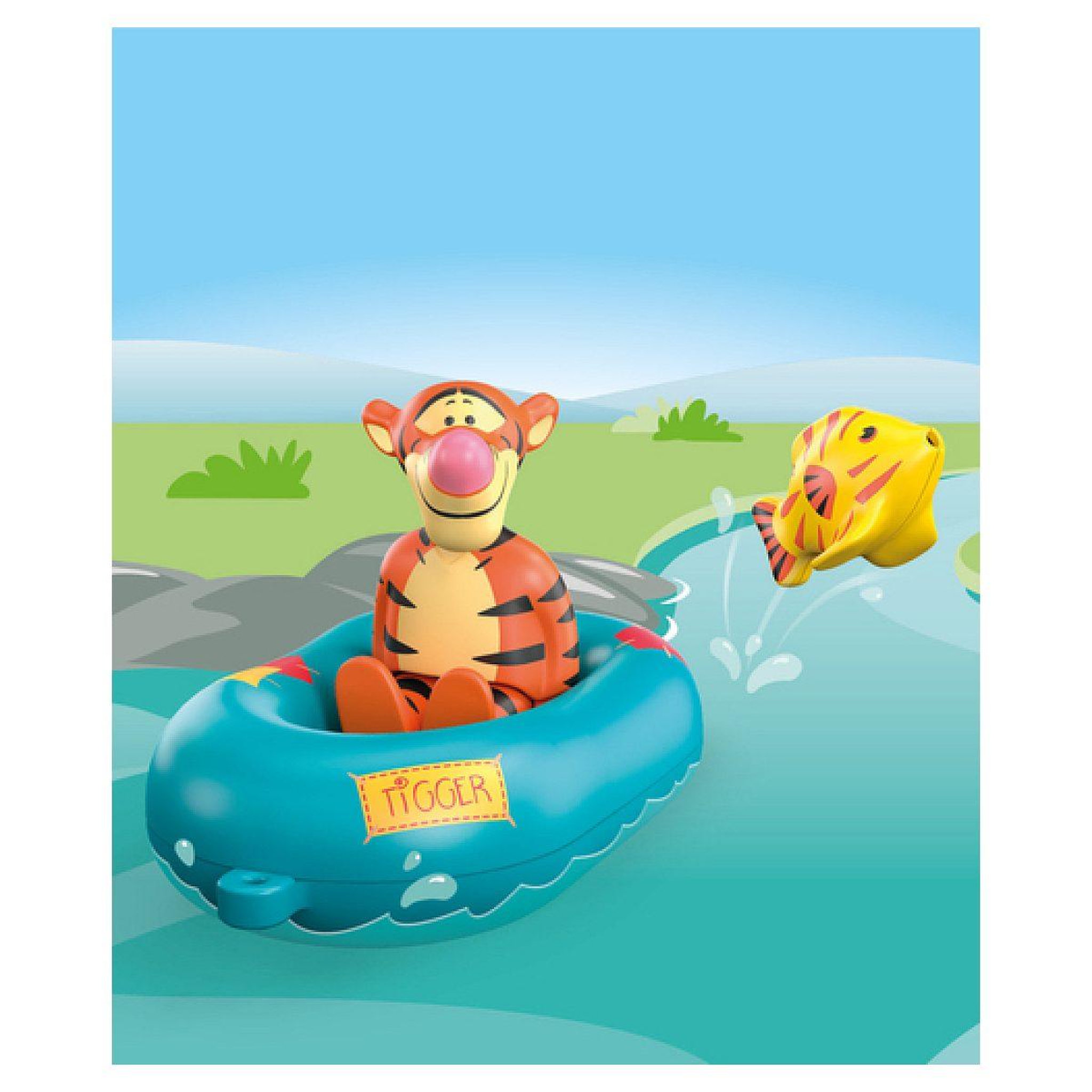Voir la diapositive 4 : PLAYMOBIL 71704  junior  and  disney : tigrou  avec canot