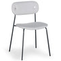 Voir la diapositive 3 : Paris Prix Lot de 8 Chaises Design  Tyler  80cm Gris