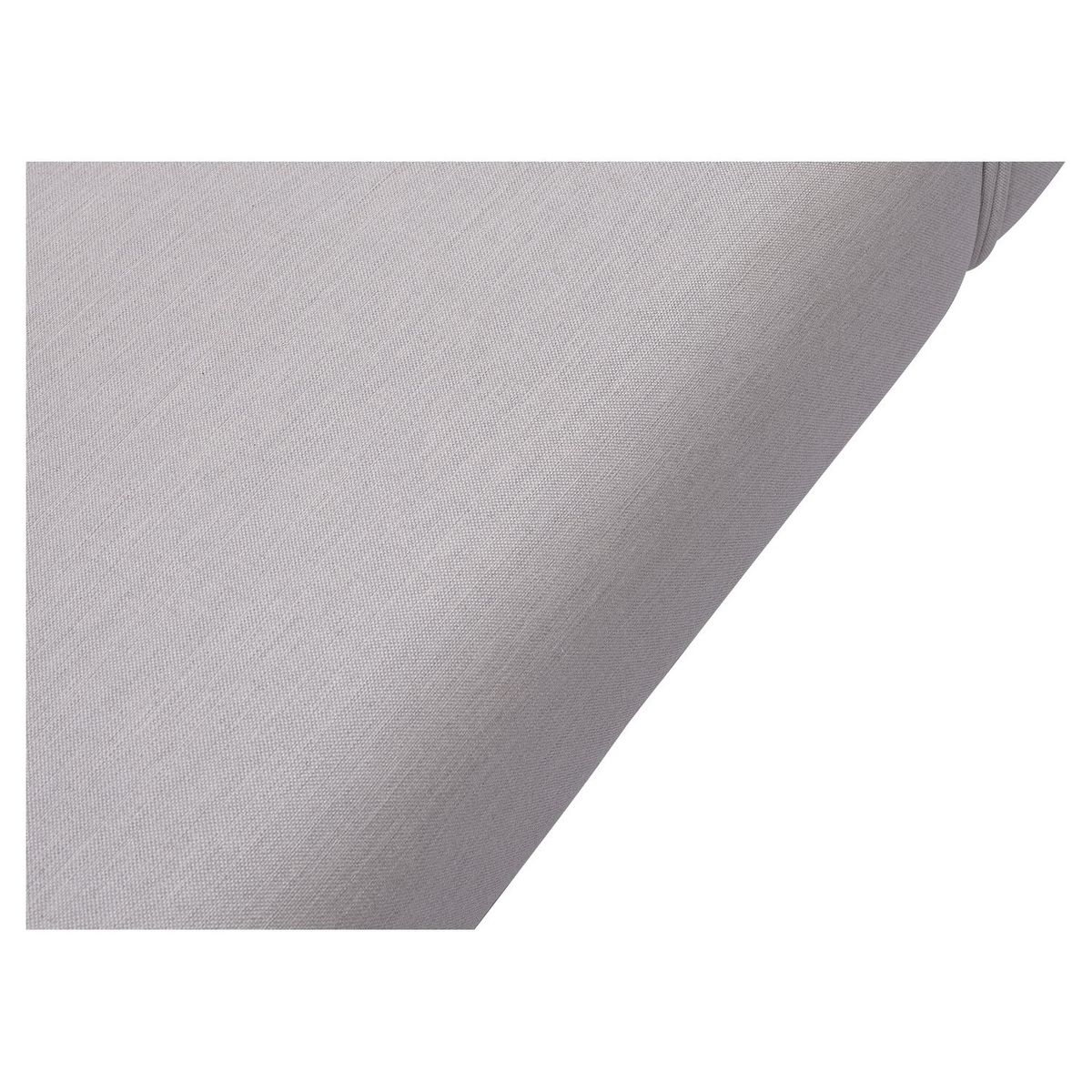 Canapé droit convertible 3 places tissu pieds bois clair BONJO