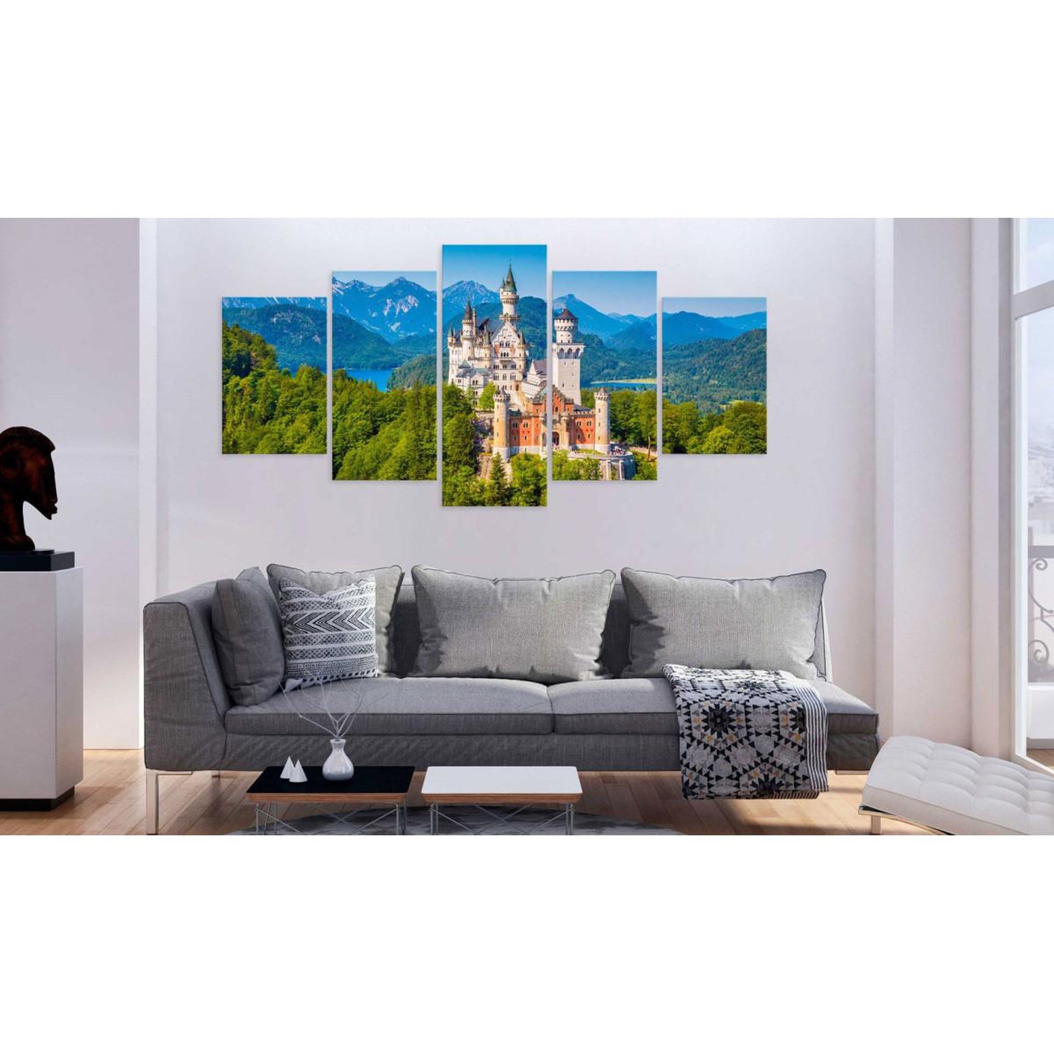Voir la diapositive 2 : Paris Prix Tableau imprimé  neuschwanstein castle